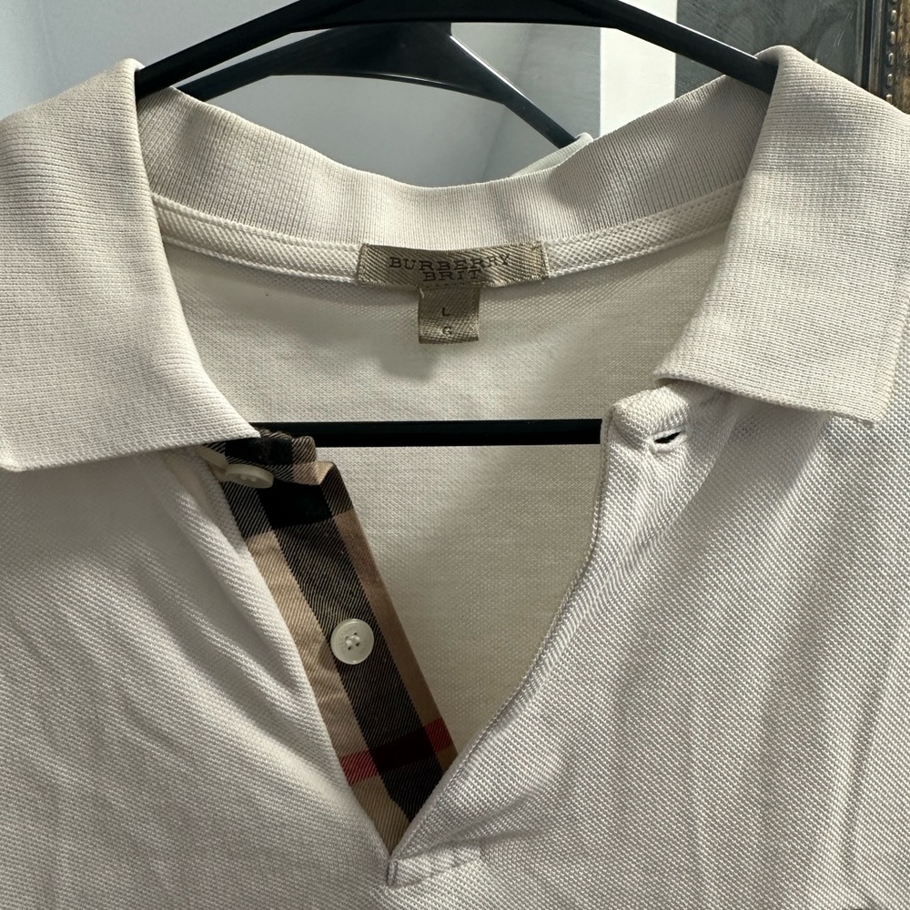 Burberry short sleeve shirt authentic size L men’s